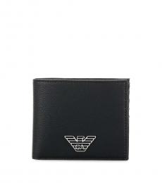 Emporio Armani Black Monogram Wallets