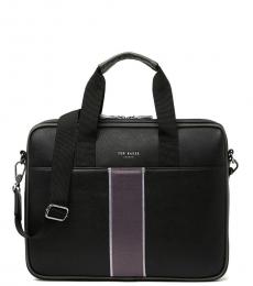 Ted Baker Black Document Large Briefcase Bag