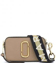 Marc Jacobs French Grey Snapshot Small Crossbody Bag