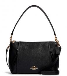 Black Marion Medium Shoulder Bag