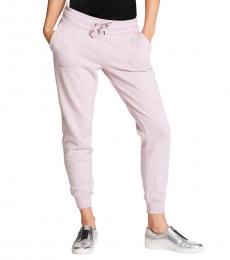 Light Pink Cozy-fleece Jogger Pants