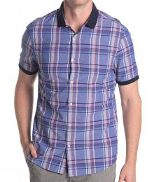 Michael Kors Twilight Slim Fit Aaron Short Sleeve Shirt