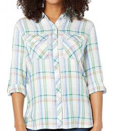 Vince Camuto White Relaxed Utility Shirt
