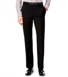 Calvin Klein Black Slim-Fit Dress Pants