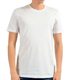 Versace Collection White Graphic Print T-Shirt