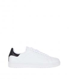 White Leto Low Top Sneakers