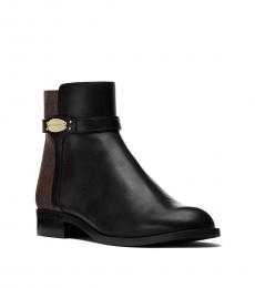 Michael Kors Black Brown Finley Ankle Boots