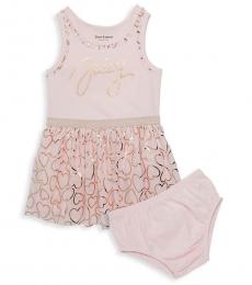 Juicy Couture Little Girls Pink Hearts Dress