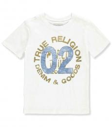 True Religion Little Boys White Logo T-Shirt