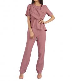 Gathered Front Panel Jumpsuit