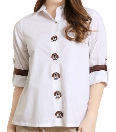 Self Stitch Dog Button Shirt