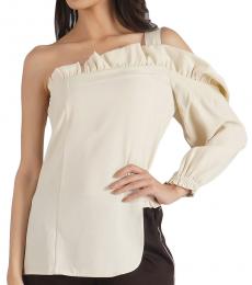 Self Stitch Two-Way Tuck One Shoulder Top